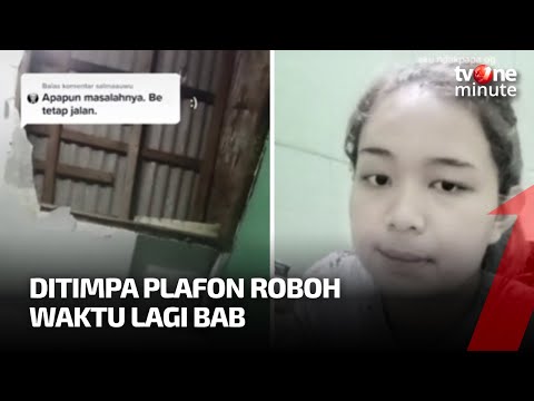 Tertimpa Atap Roboh Saat Sedang BAB, Wanita Ini Pilih Lanjutkan ‘Tugas’ | tvOne Minute