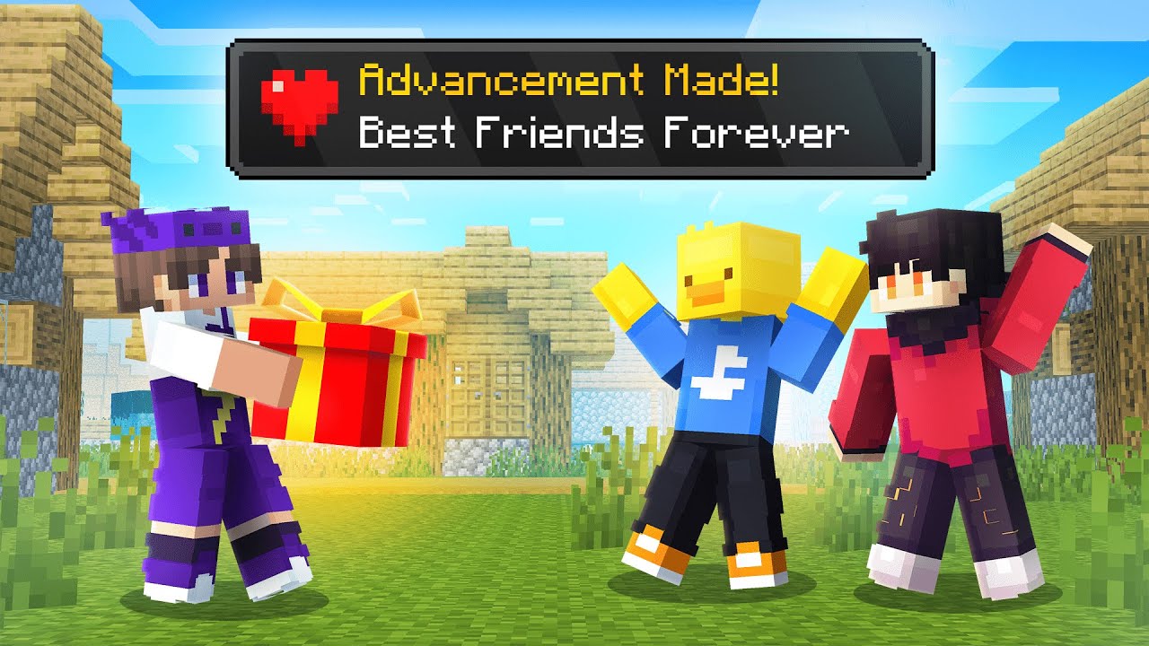 We Made a NEW FRIEND on Our Minecraft Server!