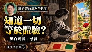 心靈與大腦 06 怎麼反駁物理論？（如何提出反例？）知道一切，等於親身體驗嗎？黑白瑪麗與物理論的侷限