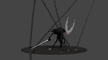 The Hollow Knight - Hollow Knight 3D Model - Timelapse Video