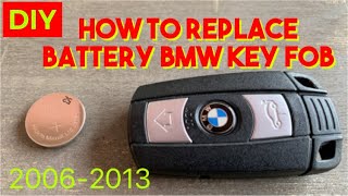 BMW - How to change battery on SmartKey Key fob BMW 1, 3, 5, 7 series & X5  