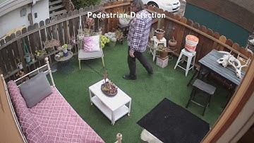 Pedestrian / Person Detection Video Analytic on NVR-8580 with 4K Security Cameras