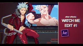 Watch me edit #1 | After Effects