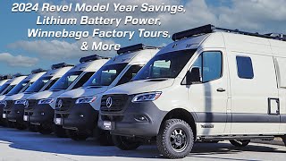 2024 Revel Model Year Savings, Lithium Batteries, Winnebago Factory Tours & More - LichtsinnRV.com