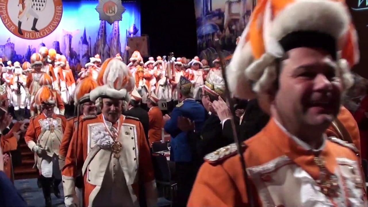 Nippeser Bürgerwehr Corpsappell 2020 Ausmarsch