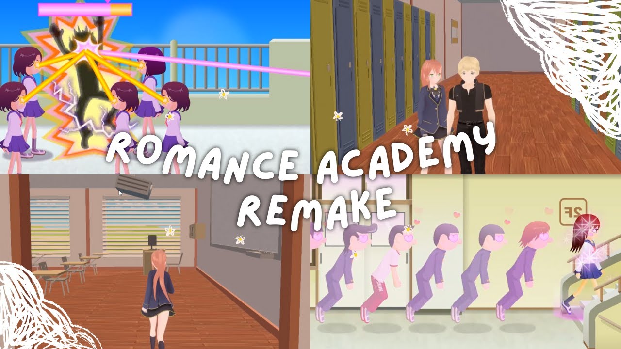 Romance Academy / School Flirting Game REMAKE YouTube