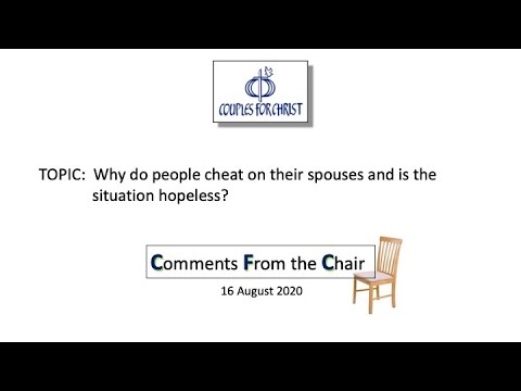 COMMENTS FROM THE CHAIR with Bro Bong Arjonillo - 16 August 2020