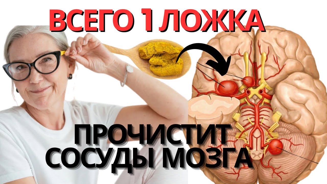 Всего 1 ложка почистит сосуды головы и сосуды мозга. Избавитесь от ...