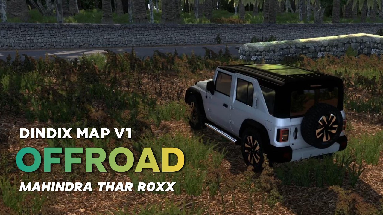 Choondal to Farm offroad route | DinDix map V1  | Thar Roxx | Route Review ETS2