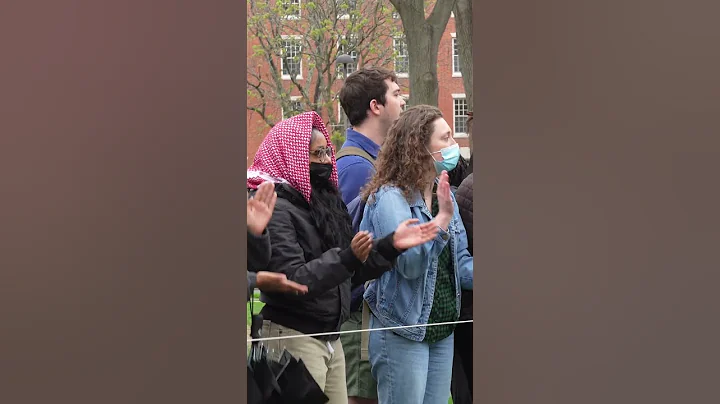 Pro-Palestine Protesters Begin Encampment in Harvard Yard