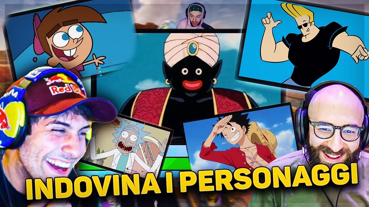 DOBBIAMO INDOVINARE I PERSONAGGI DEI CARTONI