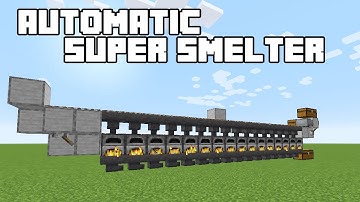 Automatic Super Smelter - Minecraft 1.15/1.16 Tutorial (Java Edition)