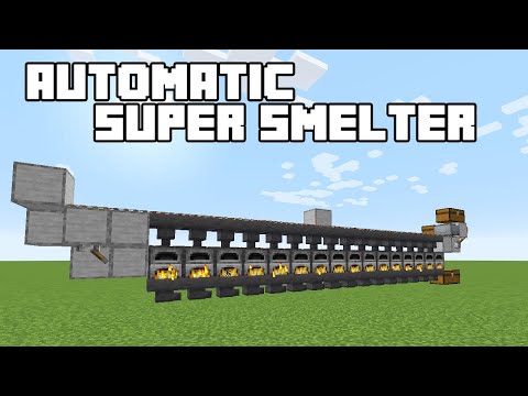 Automatic Super Smelter - Minecraft 1.15/1.16 Tutorial (Java Edition)