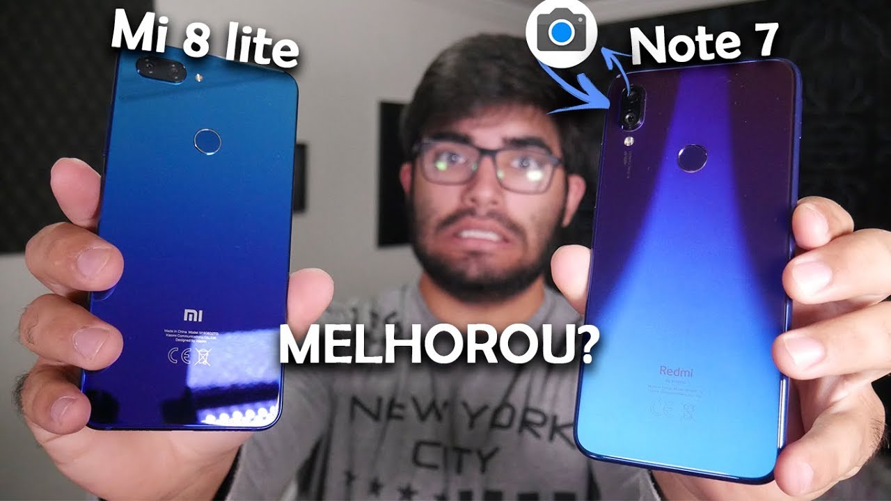 E AGORA?! Redmi Note 7 com GOOGLE CÂMERA, fica Melhor que o MI8 LITE? |  Comparando - YouTube