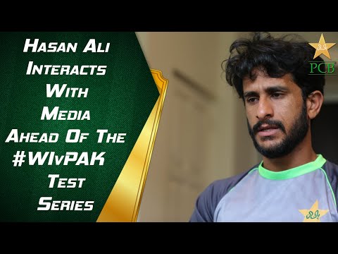 Hasan Ali Interacts With Media Ahead Of The #WIvPAK Test Series | PCB | MA2T