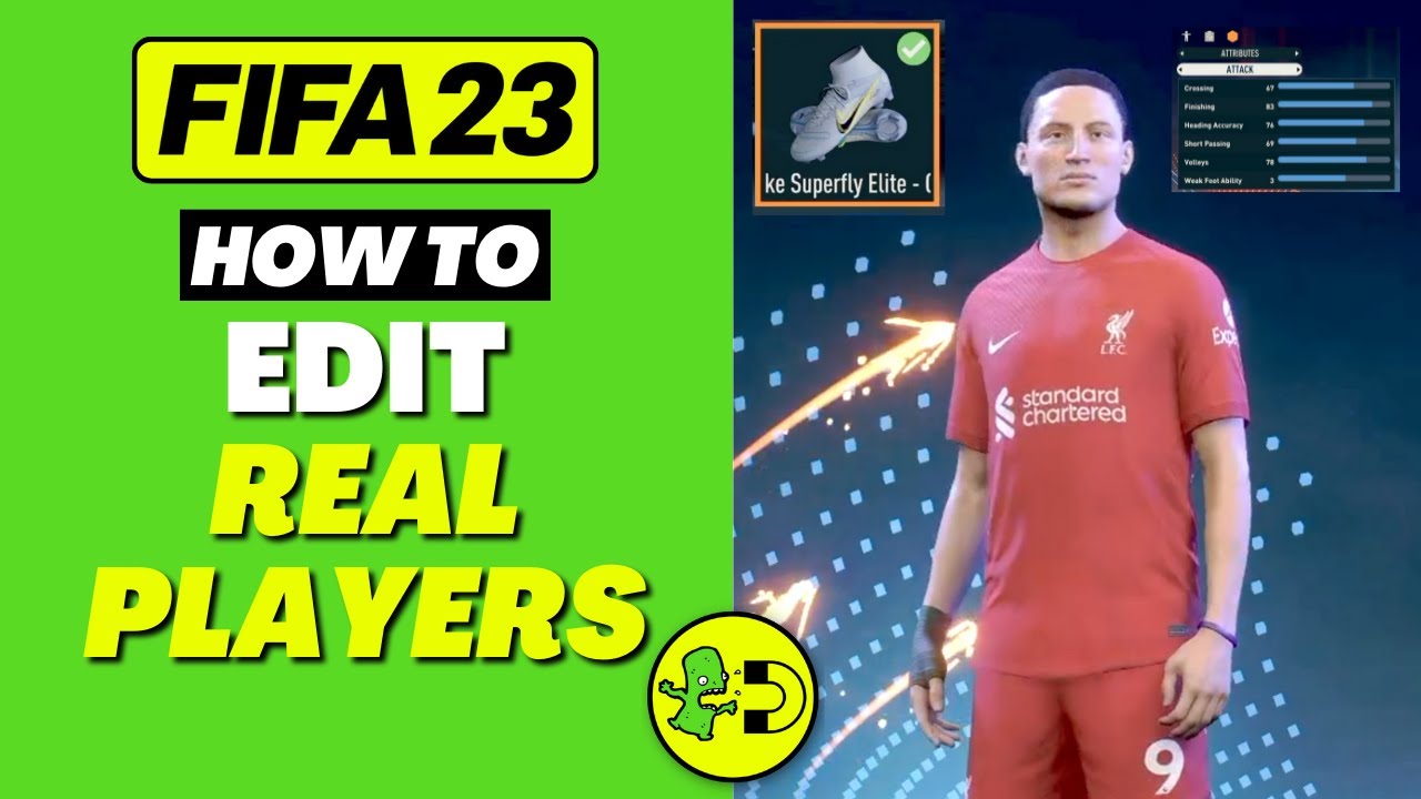 how to edit player career mode and save file at FIFA 23 Nexus