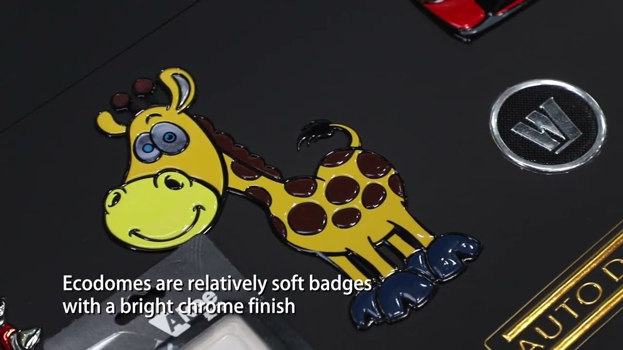 3d custom printed chrome-plated ABS badge emblems