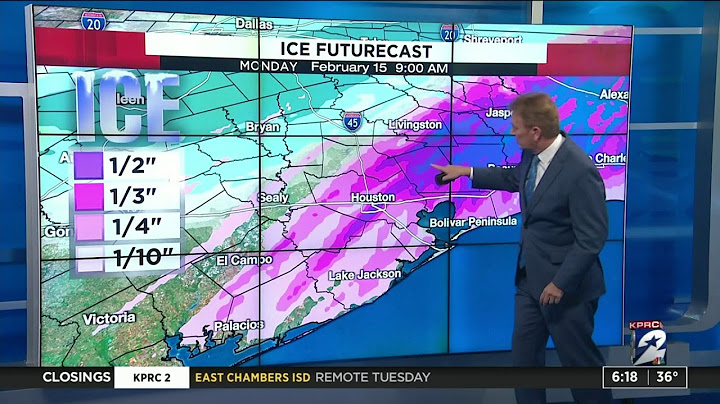 6 p.m. weather update for Feb. 12, 2021