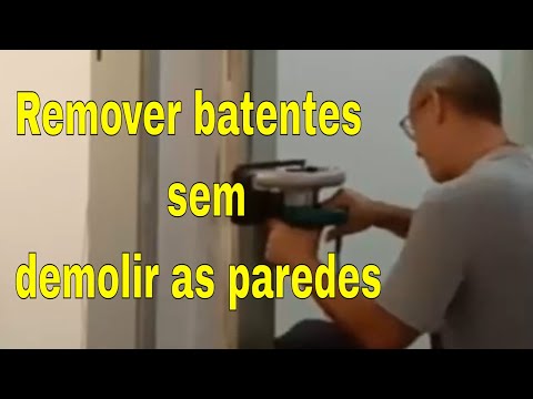 Como remover os batentes da parede