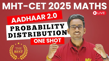 🔥 MHT CET 2025 Probability Distribution One Shot | Shortcuts & Tricks | Concepts + Formula + PYQs