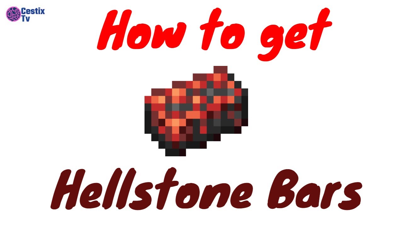 How to make hellstone bars Terraria Tutorial YouTube