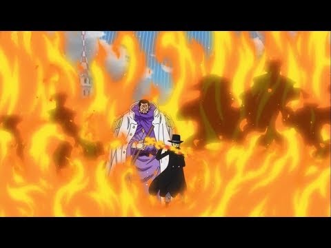 سابو ضد فوجيتورا نهاية القتال ون بيس