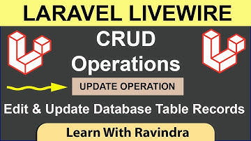 Laravel Livewire CRUD Operations - Edit & Update Operation in Laravel Livewire