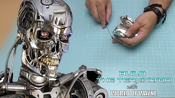 Build the Terminator - Part 17 - Fitting the Sides of the Head and Palm Details