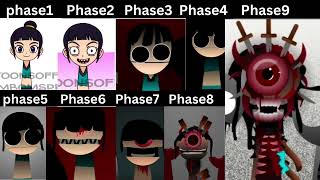 Sprunki Oc Zoey All Phases 1,2,3,4,5,6,7,8,9