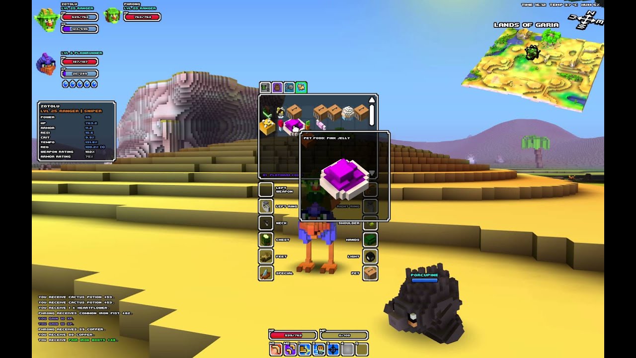 Cube World - How To Tame Pets - Quick Tip