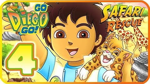 Go, Diego, Go! Safari Rescue Part 4 (Wii, PS2) Saving the Cheetah cubs, the Hippos and the Turtle