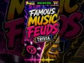 Famous Music Feuds Trivia #Shorts