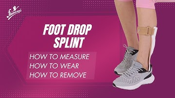 Foot Drop Splint | Flamingo | How to wear