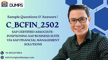 C_BCFIN_2502 Sample Q&A | SAP Financial Management Solutions
