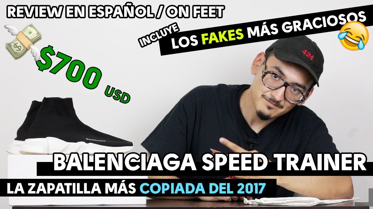 BALENCIAGA SPEED TRAINER las zapatillas con más del 2017 | REVIEW EN - YouTube