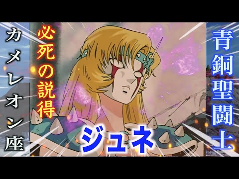 【カメレオン座のジュネ】聖域に乗り込む瞬を必死で引き留めた女聖闘士!『聖闘士星矢』