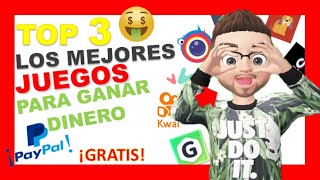 🎉🤫👉3 MEJORES juegos para 💸GANAR DINERO💸 real FÁCIL y RÁPIDO para PAYPAL 2021