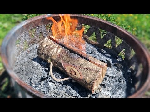 One Log Campfire on the Next Level