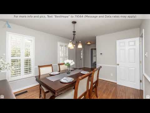 13731 Mountcastle Road, Chesterfield, VA home video tour
