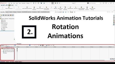 Vid 2: Rotation Animaton | SolidWorks Animation Series