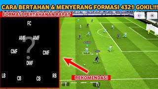 FORMASI UNTUK BERTAHAN \u0026 MENYERANG TEORI 4321 FULL UPDATE24