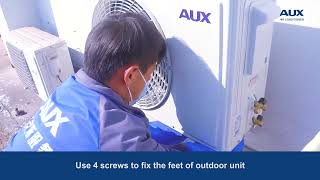 AUX Split AC Installation Tutorial Video