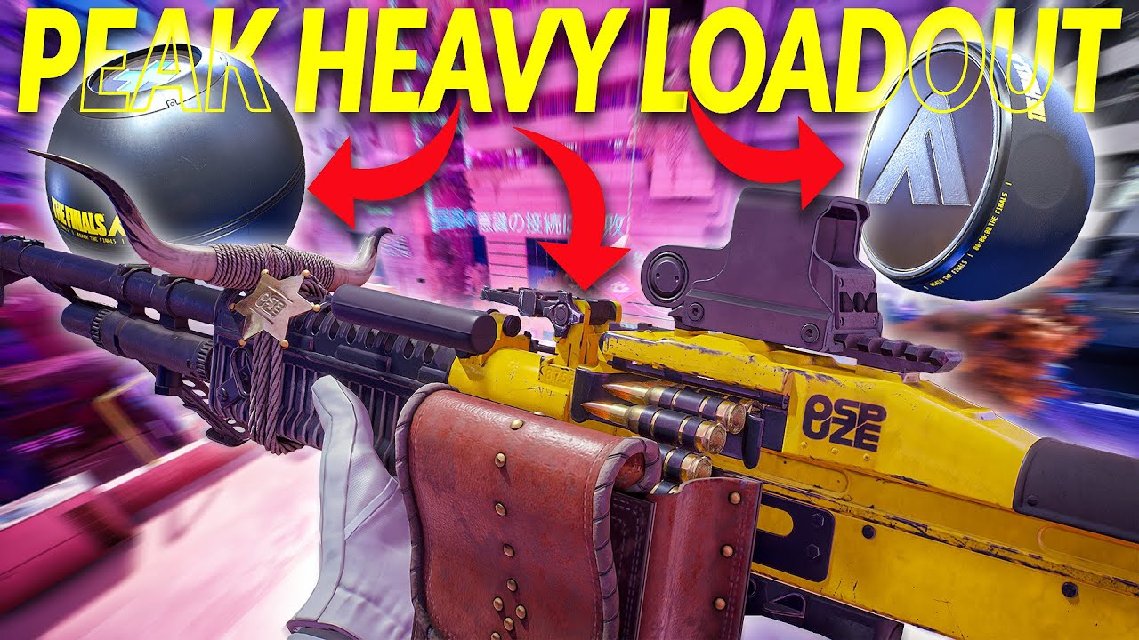 M60 + Healing Emitter + Dome Shield = PEAK Heavy Loadout in The Finals