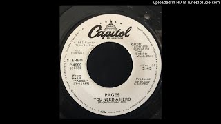 Pages  - You Need a Hero
