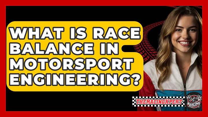 What Is Race Balance In Motorsport Engineering? - The Racing Xpert