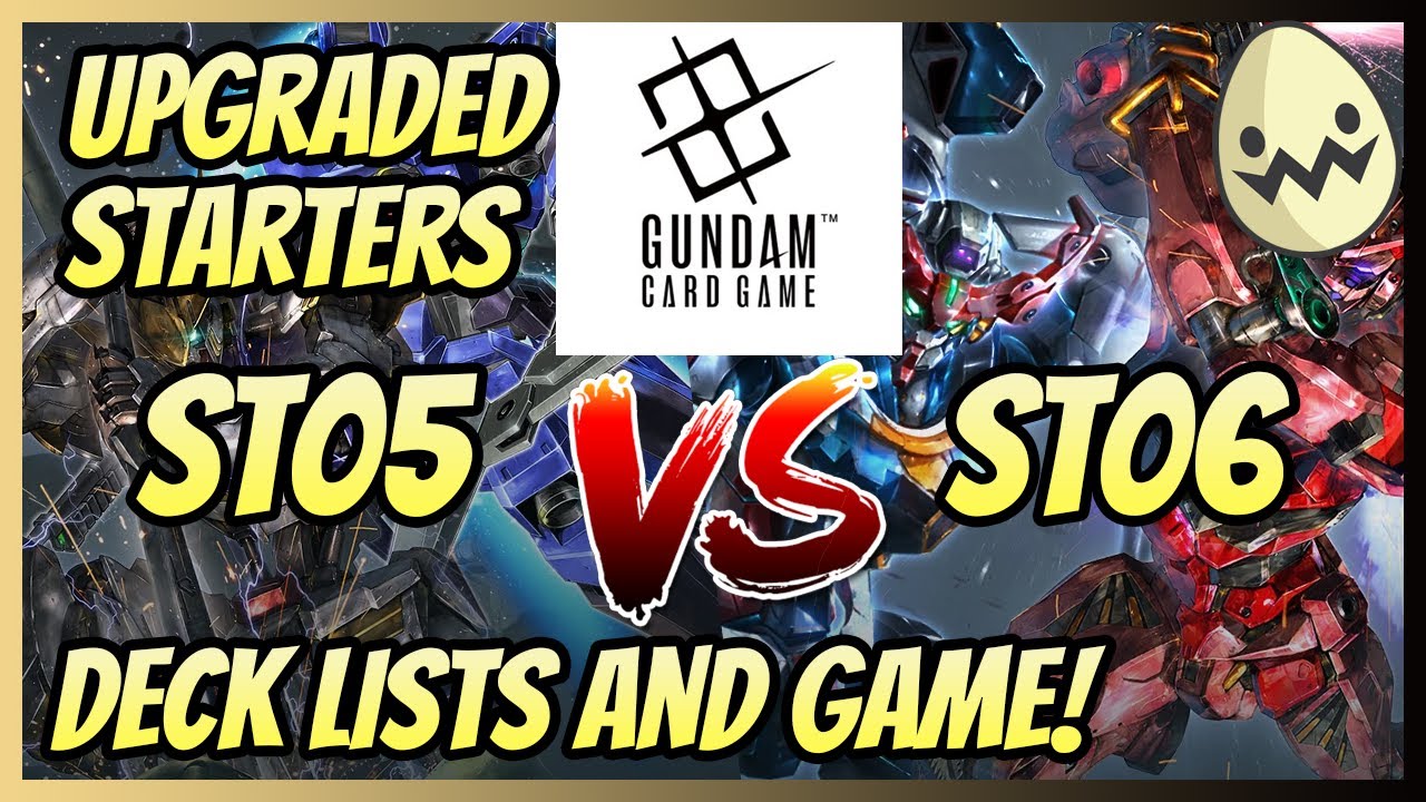Карточная игра Gundam: Мета GD02! Улучшенные стартовые колоды ST05 против ST06! Списки колод и иг...