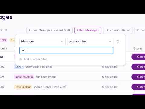 Super.AI - How to view and use messages