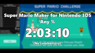 [Former WR] SMM1 3DS Any% in 2:03:10 (no commentary)