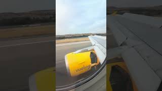 Pouso em Madrid- voo Vueling VY1498- FLR- MAD- poltrona 5F- 27/08/2025