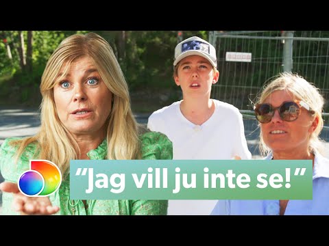 Wahlgrens värld | Theo har noll intresse av att se Pernillas nya hus | discovery+ Sverige